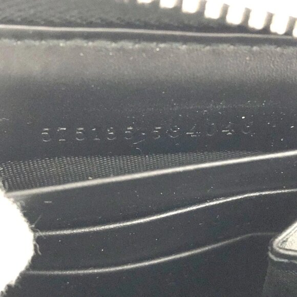 GUCCI GG Supreme Tiger Print PVC Zip Around Long Wallet Black/1BG5451 - Picture 8 of 8